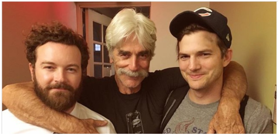 Ashton Kutcher, Danny Masterson, and Sam Elliot of The Ranch.