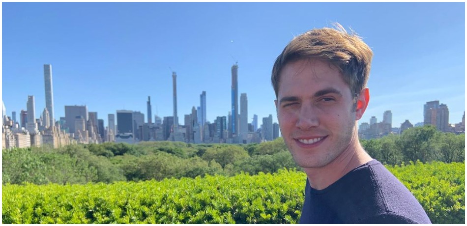 Blake Jenner poses for an Instagram photo.