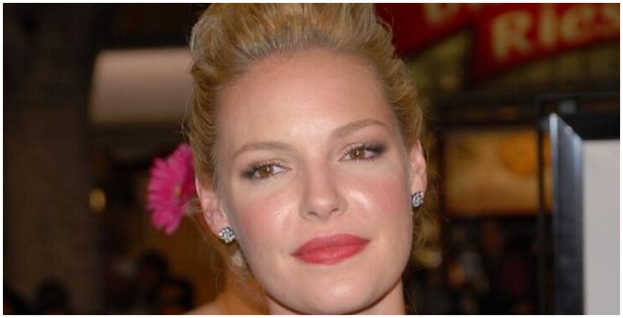 Katherine Heigl walks the red carpet.