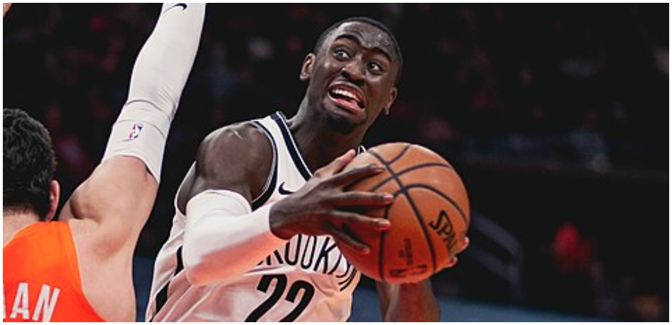 Caris LeVert shoots the basketball.