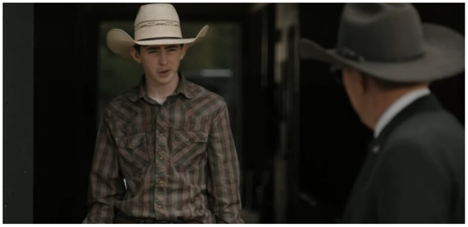 Finn Little as Carter on Yellowstone.