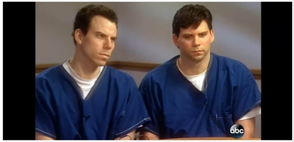 The Menendez Brothers during an interview.