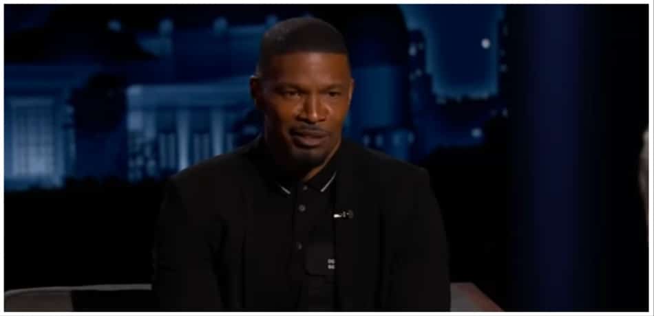 Jamie Foxx during an interview.