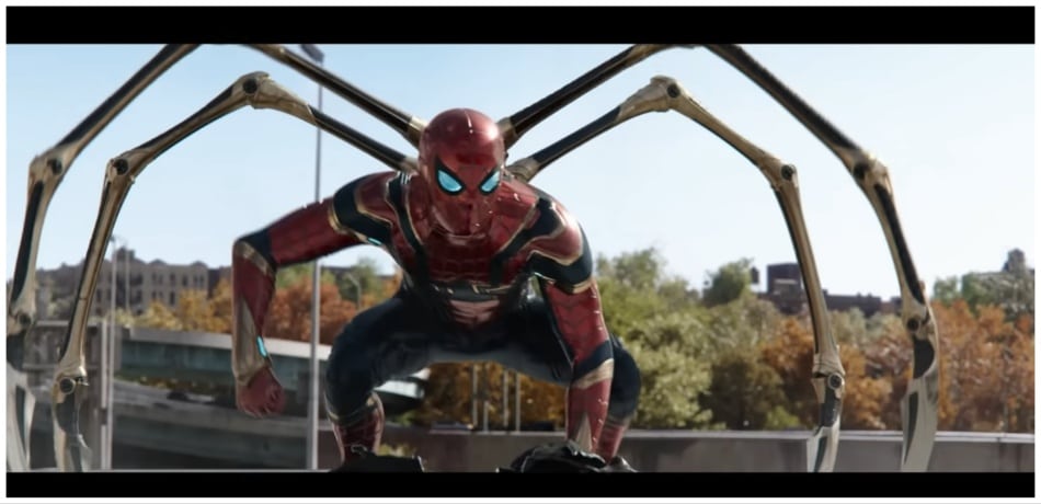 Tom Holland's iron spider suit