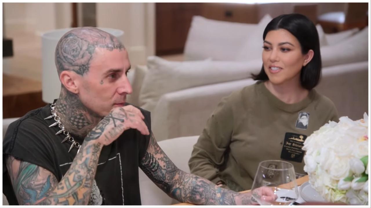 Kourtney Kardashian and Travis Barker