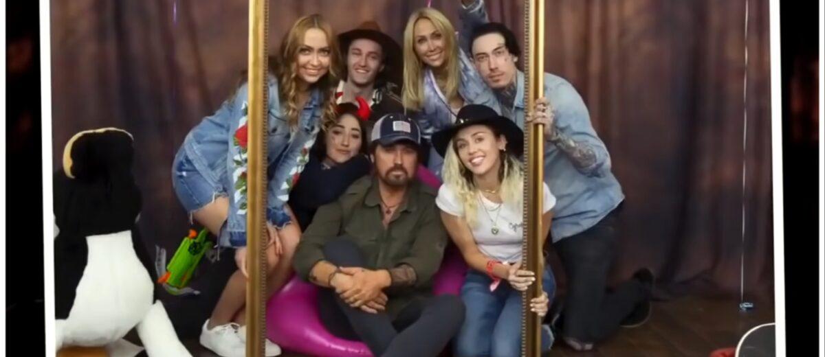 Miley Cyrus and family