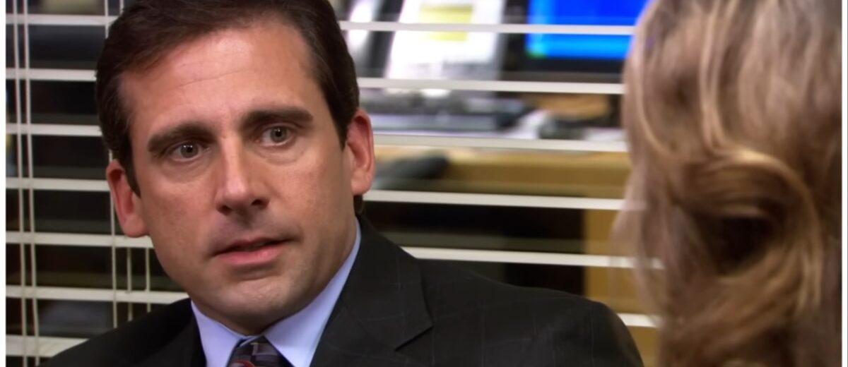 Steve Carell as Michael Scott on The Office