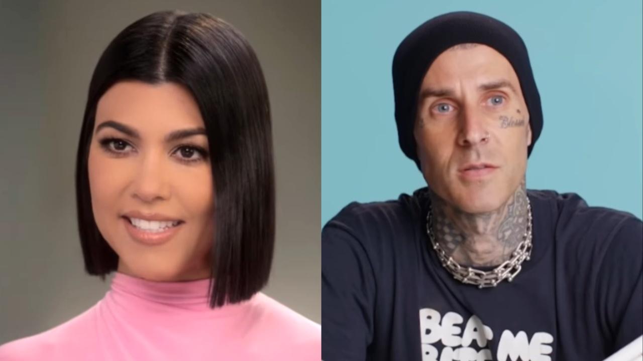 Kourtney Kardashian Barker and Travis Barker