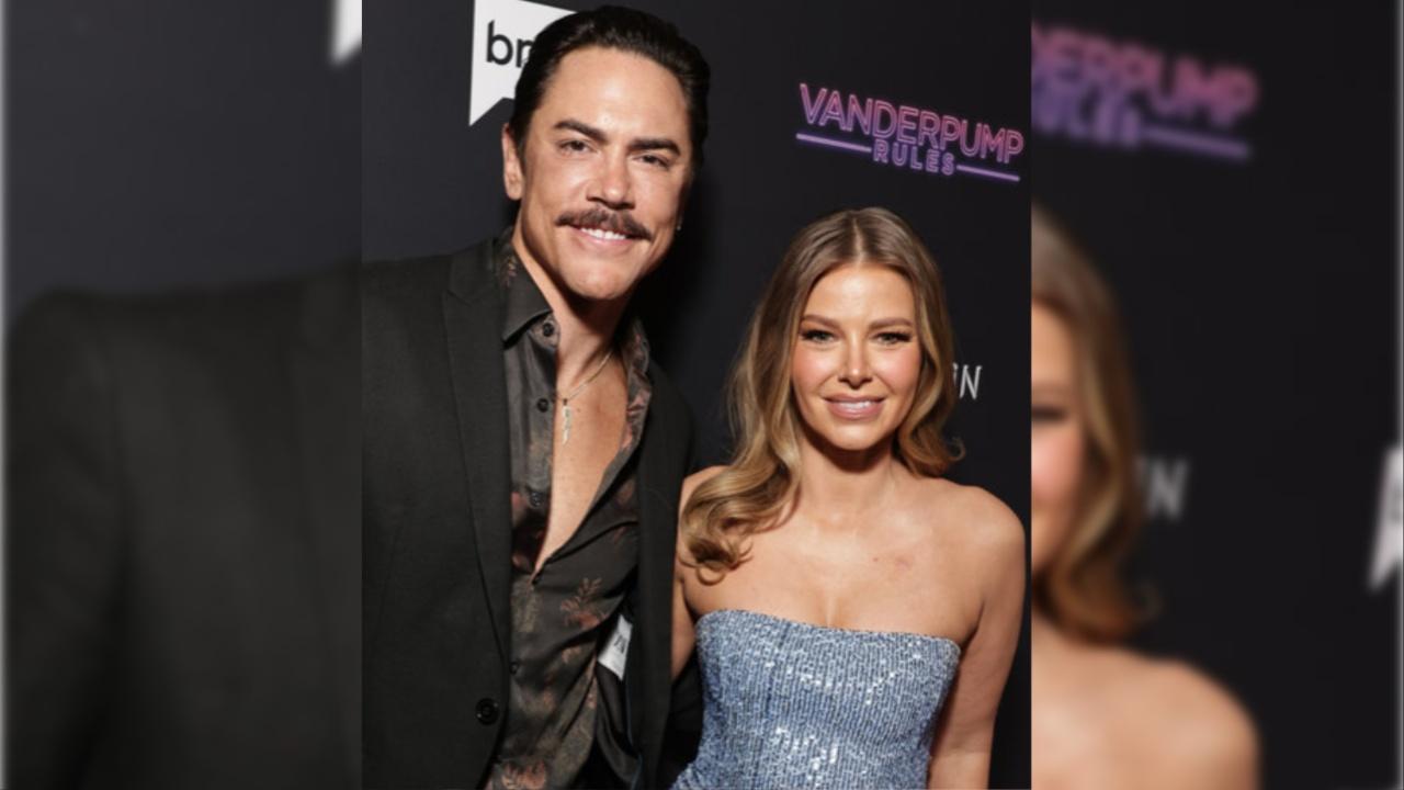 Tom Sandoval and Ariana Madix on the red carpet.